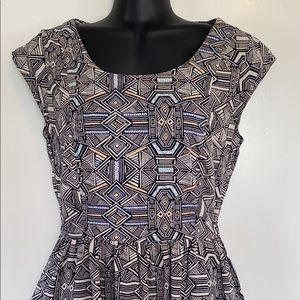 Mata Traders geometric summer dress with pockets!